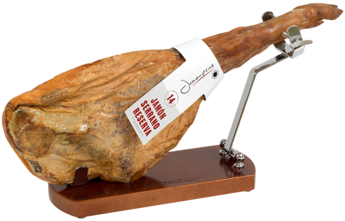 Folding ham stand with knife Buarfe - Spanish Jamonero Ham Holder image #2