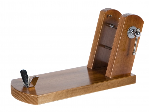 Rioja Walnut Finish Ham Stand Buarfe - Spanish Jamonero Ham Holder image #1