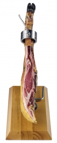 Iberico ham (shoulder) grass-fed Altadehesa + ham stand + knife image #3