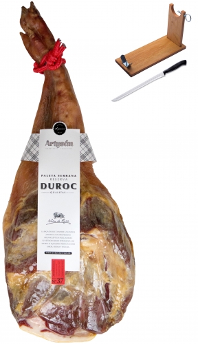 Serrano ham (shoulder) reserve duroc Artysán Semi boneless + Ham Stand + Knife image #1